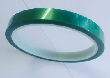 ISO9001 obscuridade - fita verde 85um do poliéster com esparadrapo do silicone para revestir