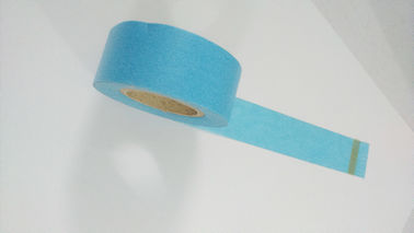 Waterproof a fita de mascaramento azul do papel crepom da cor usada na reparação do teto